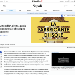 La fabbricante di isole: la recensione su Repubblica Napoli